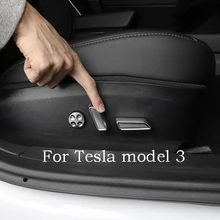 For tesla Tesla model3 seat adjustment button decoration stickers button switch interior decoration
For tesla Tesla model3 seat adjustment button decoration stickers button switch interior decoration