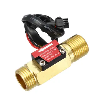 uxcell 1Pcs G1/2 Hall Effect Liquid Water Flow Sensor Switch Flowmeter Meter Counter DC 5V 1-25L/min YF-B3
uxcell 1Pcs G1/2 Hall Effect Liquid Water Flow Sensor Switch Flowmeter Meter Counter DC 5V 1-25L/min YF-B3