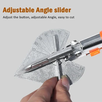 Angle Shear Hand Shear PVC PE Plastic Pipe Scissors Multifunctional 45 Degree To 120 Degree Miter Cutter
Angle Shear Hand Shear PVC PE Plastic Pipe Scissors Multifunctional 45 Degree To 120 Degree Miter Cutter