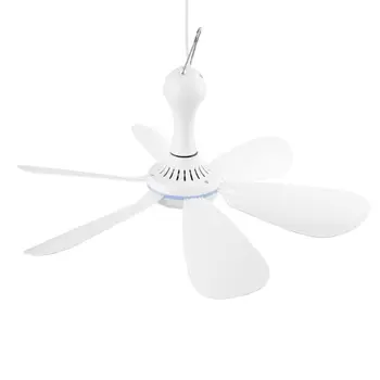 6 Leaves USB Ceiling Fan Air Cooler Hanging Tent Fans for Camping Bed Dormitory E65A 
6 Leaves USB Ceiling Fan Air Cooler Hanging Tent Fans for Camping Bed Dormitory E65A