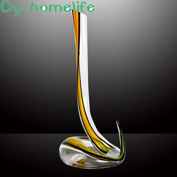 Color Silk Serpentine Red Wine Decanter Creative Crystal Transparent Glass Wine Splitter Fast Wine Pourer Home Hip Flask
Color Silk Serpentine Red Wine Decanter Creative Crystal Transparent Glass Wine Splitter Fast Wine Pourer Home Hip Flask
