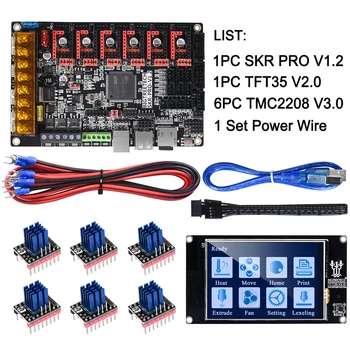 BIGTREETECH SKR PRO V1.2 32Bit Control Board+TFT35 V2.0+TMC2130 SPI TMC2208 TMC2209 Uart 3D Printer Parts skr V1.4 MKS GEN L
BIGTREETECH SKR PRO V1.2 32Bit Control Board+TFT35 V2.0+TMC2130 SPI TMC2208 TMC2209 Uart 3D Printer Parts skr V1.4 MKS GEN L