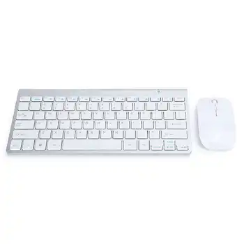 2.4G Wireless Keyboard Mouse Combo Wireless Portable Ultra-thin Keyboard Mouse Set for Desktop Laptop Computer
2.4G Wireless Keyboard Mouse Combo Wireless Portable Ultra-thin Keyboard Mouse Set for Desktop Laptop Computer