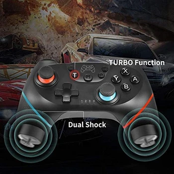 Gamepad Wireless Bluetooth For Switch Console with 6-Axis Handle Game joystick Controller For Nintend Switch Pro NS-Switch Pro
Gamepad Wireless Bluetooth For Switch Console with 6-Axis Handle Game joystick Controller For Nintend Switch Pro NS-Switch Pro