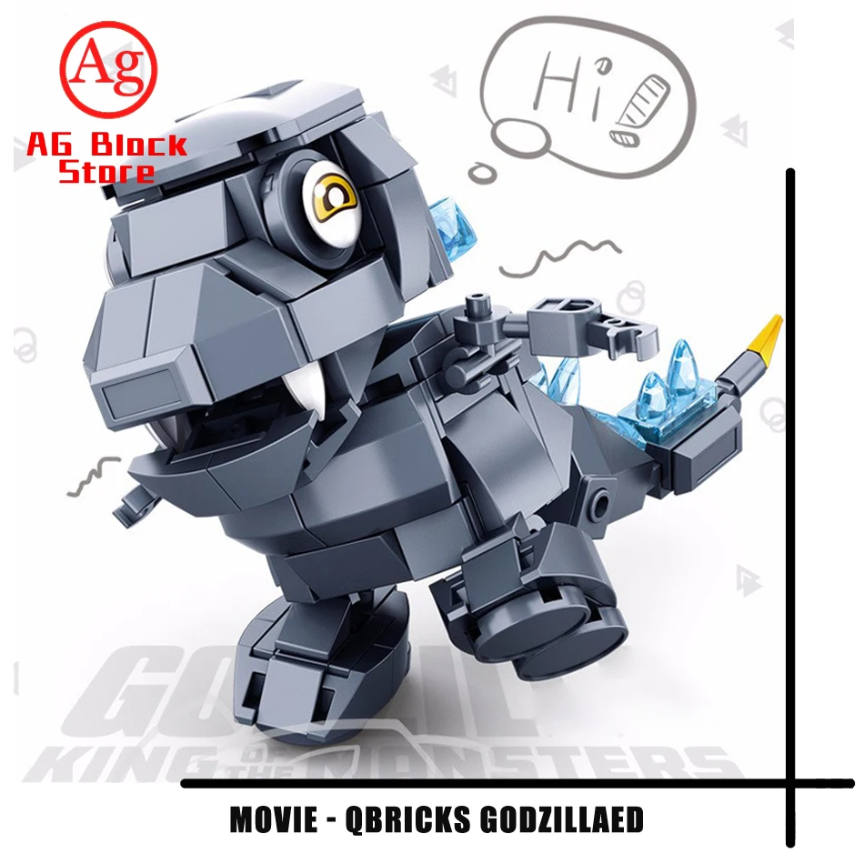 180pcs QBricks King of The Monsters Building Block Compatible Legoed Godzillaing Sluban Movie MOC Constructor Brick Toy Children
180pcs QBricks King of The Monsters Building Block Compatible Legoed Godzillaing Sluban Movie MOC Constructor Brick Toy Children