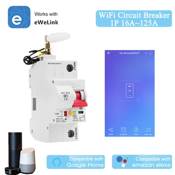 eWeLink WiFi 1P Smart Circuit Breaker for Smart Home MCB Overload Short Circuit Protection Work with Alexa Google Home
eWeLink WiFi 1P Smart Circuit Breaker for Smart Home MCB Overload Short Circuit Protection Work with Alexa Google Home