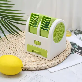 Portable Mini Bladeless Fan Adjustable Double Air Outlet Desktop USB Cooling Fans 19QE
Portable Mini Bladeless Fan Adjustable Double Air Outlet Desktop USB Cooling Fans 19QE