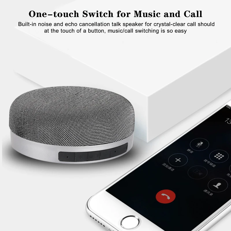 D60 Wireless Mini Bluetooth Speaker Cloth Fashion Subwoofer Bluetooth Support 3D Stereo Music Surround Speaker for Cell Phone-6