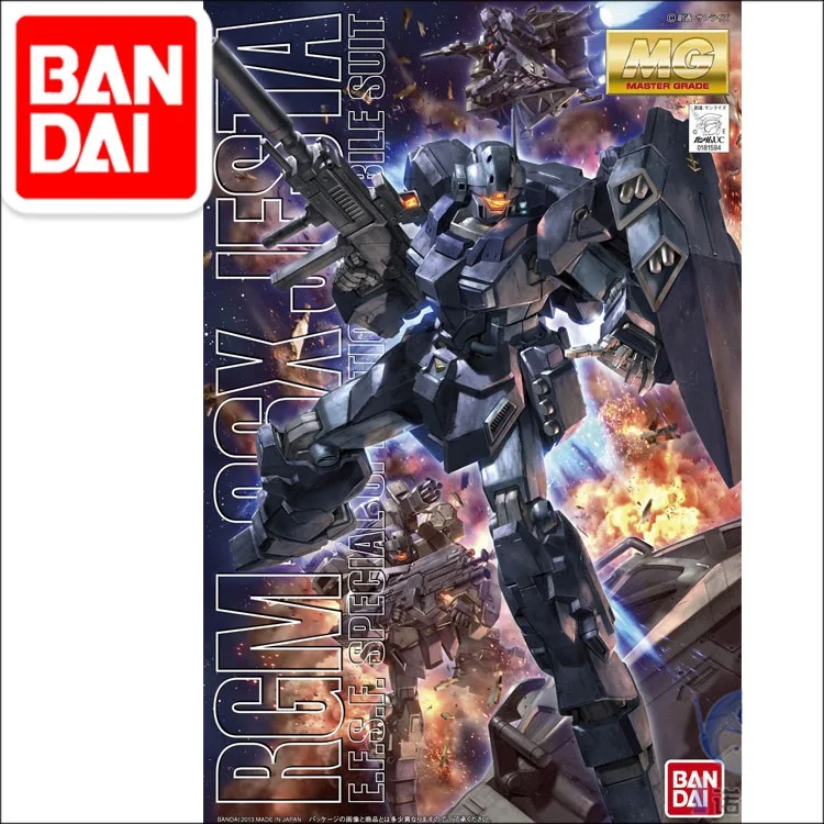 Оригинальный MG 1/100 Gundam Модель RGM 96X JESTA CANNON GUNDAM японская модель робот мобильный