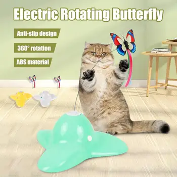 Cat Toy Automatic Electric Rotating Colorful Butterfly Bird Animal Shape Plastic Funny Pet Dog Kitten Interactive Training Toys
Cat Toy Automatic Electric Rotating Colorful Butterfly Bird Animal Shape Plastic Funny Pet Dog Kitten Interactive Training Toys