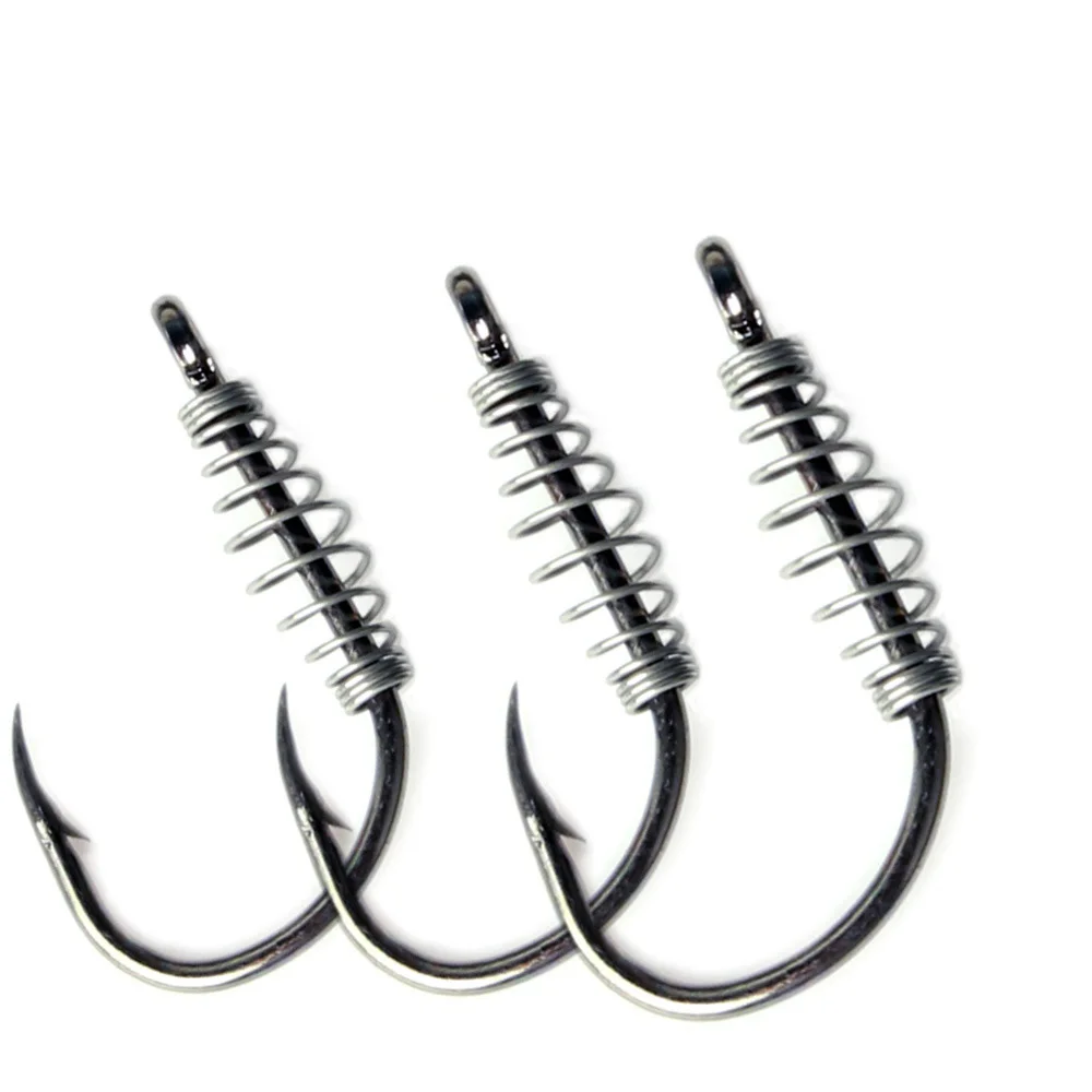 Spring Fishing Hook Explosive Hook Fishing Gear Fishing Anti Bottom Fishing Tools Equipment Carp Fishing pesca Stainless Steel
Spring Fishing Hook Explosive Hook Fishing Gear Fishing Anti Bottom Fishing Tools Equipment Carp Fishing pesca Stainless Steel