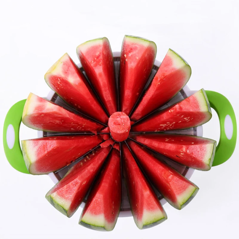 Kitchen Practical Tools Creative Watermelon Slicer Melon Cutter Knife 410 Stainless Steel Fruit Cutting Slicer
Kitchen Practical Tools Creative Watermelon Slicer Melon Cutter Knife 410 Stainless Steel Fruit Cutting Slicer