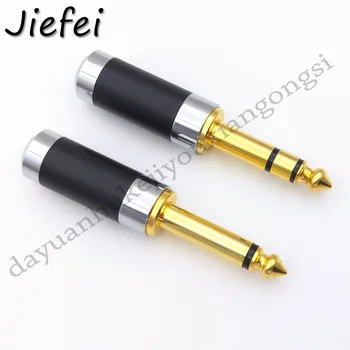 1Pcs New 2 Pole Mono / 3 Pole Stereo Jack 6.35mm Connector Gold-Plated 6.3MM 1/4 Inch Plug Audio Microphone Cable Connector 
1Pcs New 2 Pole Mono / 3 Pole Stereo Jack 6.35mm Connector Gold-Plated 6.3MM 1/4 Inch Plug Audio Microphone Cable Connector