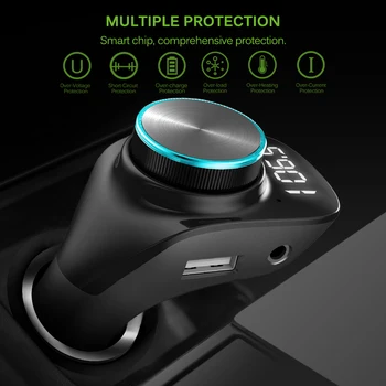 Car Kit Handsfree Wireless Bluetooth FM Transmitter LCD MP3 Player USB Charger 2.1A Hands Free For IPhone Android Car Kit
Car Kit Handsfree Wireless Bluetooth FM Transmitter LCD MP3 Player USB Charger 2.1A Hands Free For IPhone Android Car Kit