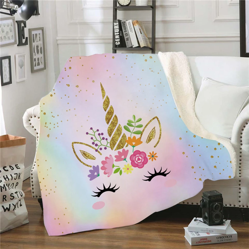 Soft Cozy Unicorn Velvet Throw Blankets Soft Cozy Unicorn Velvet Throw Blankets