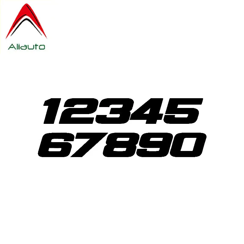 Фото Aliauto развлечение номер телефона 1234567890 мотоцикл виниловая наклейка Графический