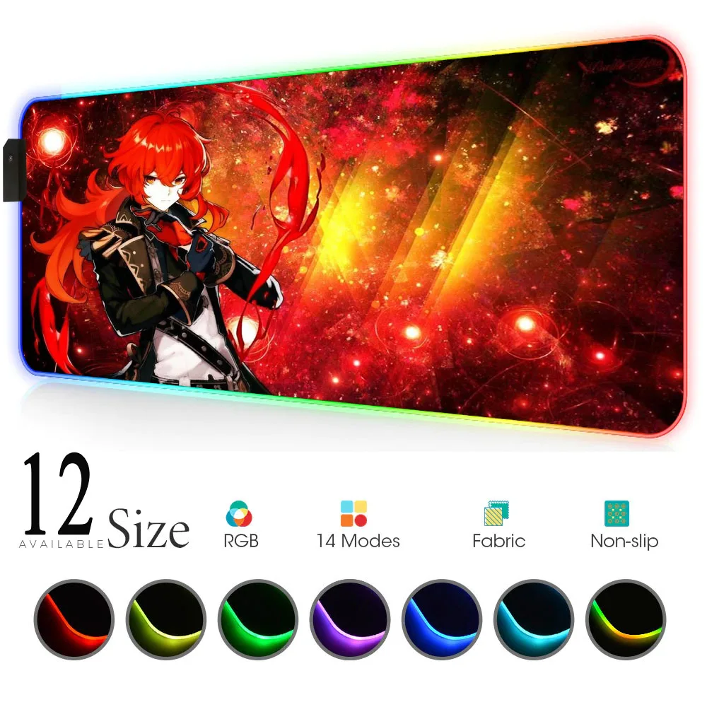 Genshin Impact Keyboard Mat Led Anime Mouse Pad Long Rubber Computer Mouse Pad Rgb Gaming Mouse with Backlight Accessory Gamer
Genshin Impact Keyboard Mat Led Anime Mouse Pad Long Rubber Computer Mouse Pad Rgb Gaming Mouse with Backlight Accessory Gamer