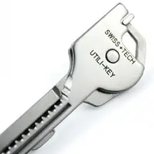 Outdoor 6-in-one Folding Mini Pocket Keychain Multitool Key Shape Bottle Opener Screwdriver Serrated Blade Survival Escape Tool
Outdoor 6-in-one Folding Mini Pocket Keychain Multitool Key Shape Bottle Opener Screwdriver Serrated Blade Survival Escape Tool