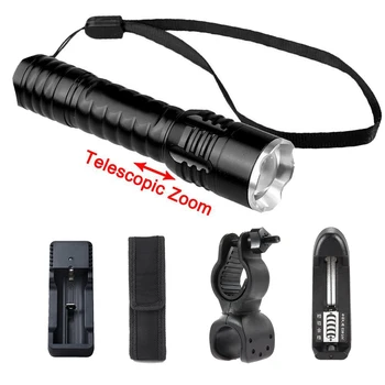 Flexible Q5 LED light 3 modes Flashlight 1200Lumen Torchs Outdoor Black+Charger+Bicycle Flashlight clip+Cover Pouch
Flexible Q5 LED light 3 modes Flashlight 1200Lumen Torchs Outdoor Black+Charger+Bicycle Flashlight clip+Cover Pouch