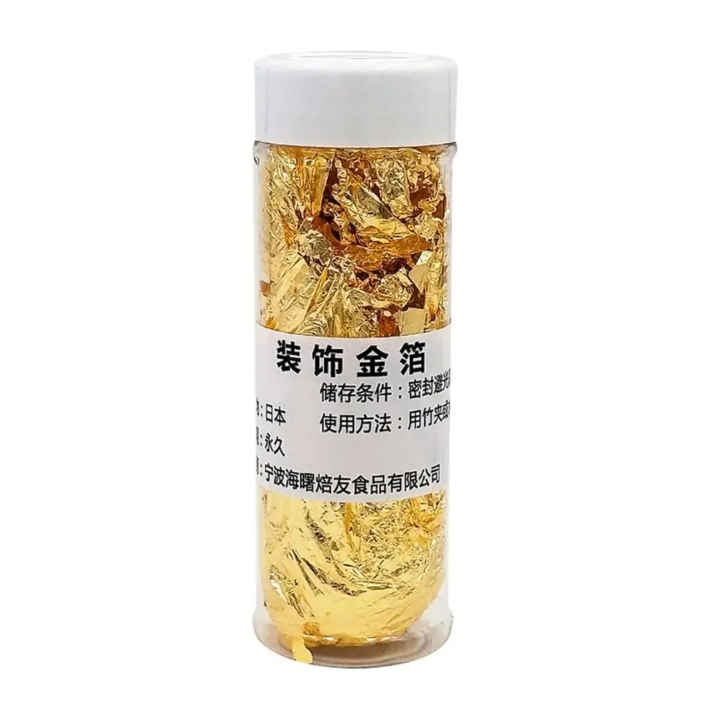 4g/Jar Gold Foil Paper Safety Decoration for Cake Ice Cream Drinks Food Dessert Home Bar Restaurant
4g/Jar Gold Foil Paper Safety Decoration for Cake Ice Cream Drinks Food Dessert Home Bar Restaurant