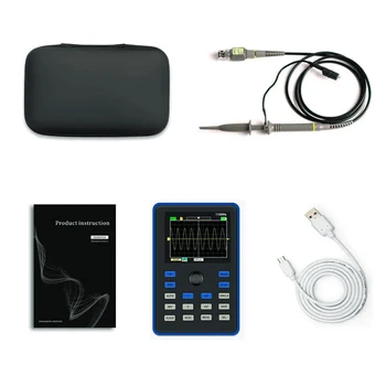 2.4inch Digital Oscilloscope Portable Assembled 500MS/s Sampling Rate 110MHz Analog Bandwidth Support Waveform Storage
2.4inch Digital Oscilloscope Portable Assembled 500MS/s Sampling Rate 110MHz Analog Bandwidth Support Waveform Storage