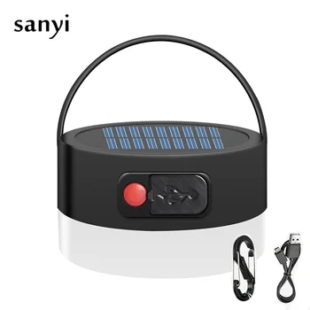 Solar Lantern LED USB Rechargeable Hook Lamp Lights for Outdoor Lighting Camping Tent Light Power Bank Lighting
Solar Lantern LED USB Rechargeable Hook Lamp Lights for Outdoor Lighting Camping Tent Light Power Bank Lighting
