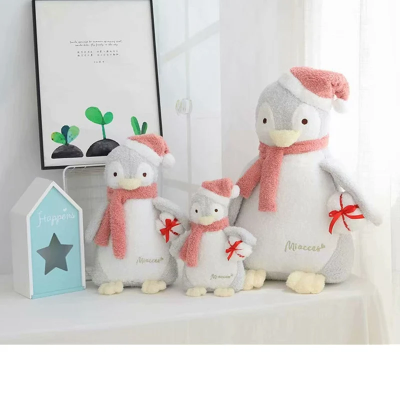 23cm/33cm/48cm Kawaii Christmas Hat Penguin Plush Toy Soft Stuffed Penguin With Scarf Doll Baby Children Lovers Birthday Gift
23cm/33cm/48cm Kawaii Christmas Hat Penguin Plush Toy Soft Stuffed Penguin With Scarf Doll Baby Children Lovers Birthday Gift