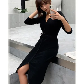 2019 Fall Women V-Neck Slim Long Cardigans Fashion Winter Cashmere Wool Knitted Sweater Casual With Belt Long Sleeve Coat
2019 Fall Women V-Neck Slim Long Cardigans Fashion Winter Cashmere Wool Knitted Sweater Casual With Belt Long Sleeve Coat