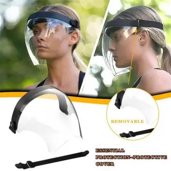 Full Face Protective Mask Transparent Adjustable Full Face Shield Plastic Anti-fog Protective Cover Plastic Visors Kitchen Tools
Full Face Protective Mask Transparent Adjustable Full Face Shield Plastic Anti-fog Protective Cover Plastic Visors Kitchen Tools