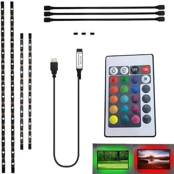 LED USB TV Ligh Strip Background Colorful Light with 5V5050rgb 24 Key 44 Key Infrared Remote Control LED Strip TV 
LED USB TV Ligh Strip Background Colorful Light with 5V5050rgb 24 Key 44 Key Infrared Remote Control LED Strip TV