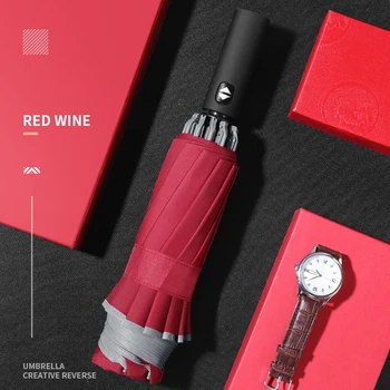 Business Automatic Umbrella Rain Windproof Folding Double Layer Inverted Parasol Impermiable Reflective Strip Outdoor Umbrella
Business Automatic Umbrella Rain Windproof Folding Double Layer Inverted Parasol Impermiable Reflective Strip Outdoor Umbrella