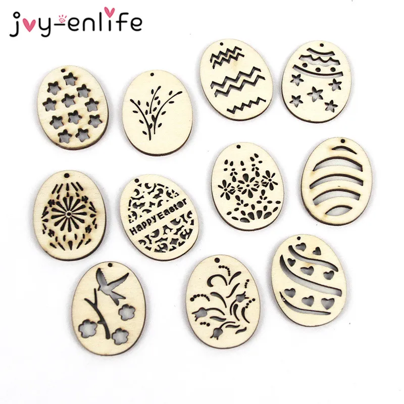 10/25pcs Easter Eggs Wooden Craft Easter Decorations For Home DIY Wood Chips Happy Easter Decor Party Hanging Ornaments Supplies 
10/25pcs Easter Eggs Wooden Craft Easter Decorations For Home DIY Wood Chips Happy Easter Decor Party Hanging Ornaments Supplies