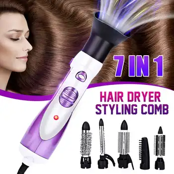 1000W Air Dryer Hot & Cold Wind Fast Dry Style Comb 7 in 1 Straight Curly Hair Volumizer Blow Straightener Curler Hair Styler
1000W Air Dryer Hot & Cold Wind Fast Dry Style Comb 7 in 1 Straight Curly Hair Volumizer Blow Straightener Curler Hair Styler