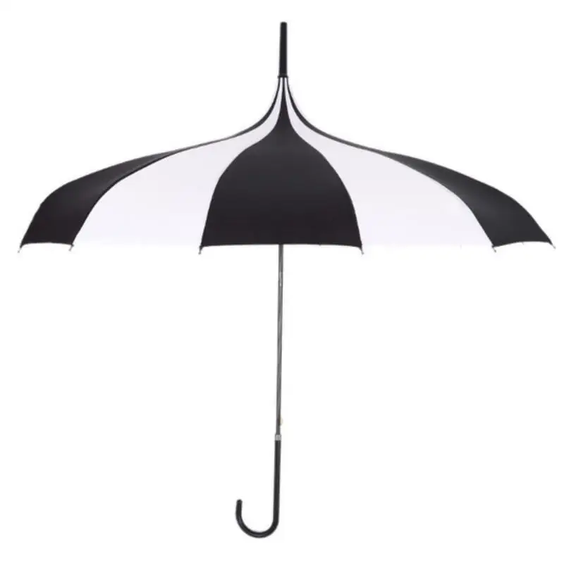 Зонт-трость, в черно-белую полоску, с длинной ручкой, прямой, LX8659
Зонт-трость, в черно-белую полоску, с длинной ручкой, прямой, LX8659