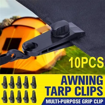 10Pcs Zelt Clips Plane Clips Set Tent Hool Awning Clip Clamp Tarp Set Tarpaulin Clip Snap Tent Hiking Camping Survival Tighten
10Pcs Zelt Clips Plane Clips Set Tent Hool Awning Clip Clamp Tarp Set Tarpaulin Clip Snap Tent Hiking Camping Survival Tighten