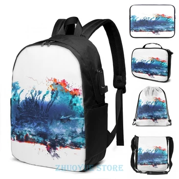 Funny Graphic print Subnautica USB Charge Backpack men School bags Women bag Travel laptop bag
Funny Graphic print Subnautica USB Charge Backpack men School bags Women bag Travel laptop bag