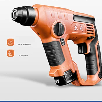 Cordless electric hammer DCZC13B home multi-function lithium electric impact drill electric tool with 2 batteries
Cordless electric hammer DCZC13B home multi-function lithium electric impact drill electric tool with 2 batteries