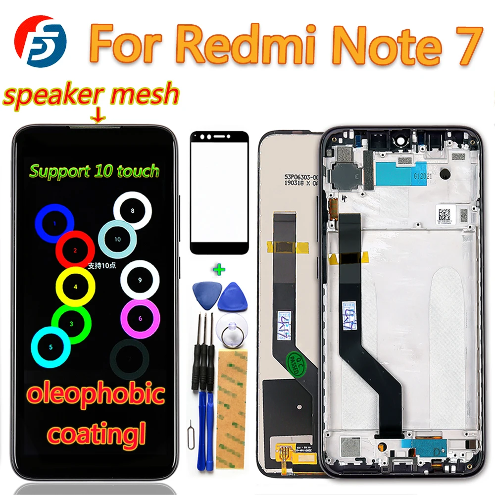 Lcd Display For Xiaomi Redmi Note 7 6.3 inch FANSU1 Digitizer Assembly Frame Touch Screen For Xiaomiredmi Note 7 pro lcd
Lcd Display For Xiaomi Redmi Note 7 6.3 inch FANSU1 Digitizer Assembly Frame Touch Screen For Xiaomiredmi Note 7 pro lcd