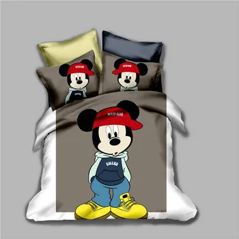Disney duvet covers for kids bedding set Mickey mouse Bed linens single size baby Boys 3D print pillow case Twin Queen Cal King
Disney duvet covers for kids bedding set Mickey mouse Bed linens single size baby Boys 3D print pillow case Twin Queen Cal King