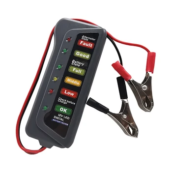 Mini 12V Car Battery Tester Digital Alternator Tester 6 LED Lights Display Car Diagnostic Tool Auto Battery Tester For Car
Mini 12V Car Battery Tester Digital Alternator Tester 6 LED Lights Display Car Diagnostic Tool Auto Battery Tester For Car