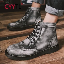 CYYTL New Winter Vintage Men's Boots Leather Warm Ankle Snow Outdoor Comfortable Shoes Fur Casual 6 Holes Lace Up Botines Hombre
CYYTL New Winter Vintage Men's Boots Leather Warm Ankle Snow Outdoor Comfortable Shoes Fur Casual 6 Holes Lace Up Botines Hombre