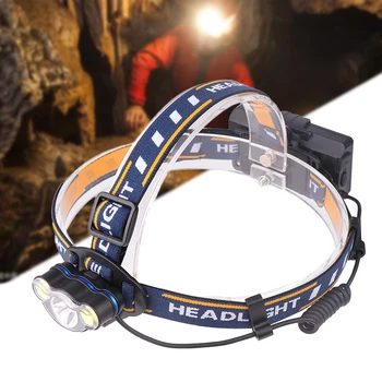 Super Bright 3 LED Headlight USB Rechargeable Waterproof Headlamp 7 Modes Super Bright Camping Light Hiking Headlamp
Super Bright 3 LED Headlight USB Rechargeable Waterproof Headlamp 7 Modes Super Bright Camping Light Hiking Headlamp