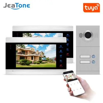 Tuya Smart Life app WiFi Smart Wired Multi Apartment Video Door Phone Intercom System 1200TVL Camera Touch Key for 2 Apartments
Tuya Smart Life app WiFi Smart Wired Multi Apartment Video Door Phone Intercom System 1200TVL Camera Touch Key for 2 Apartments
