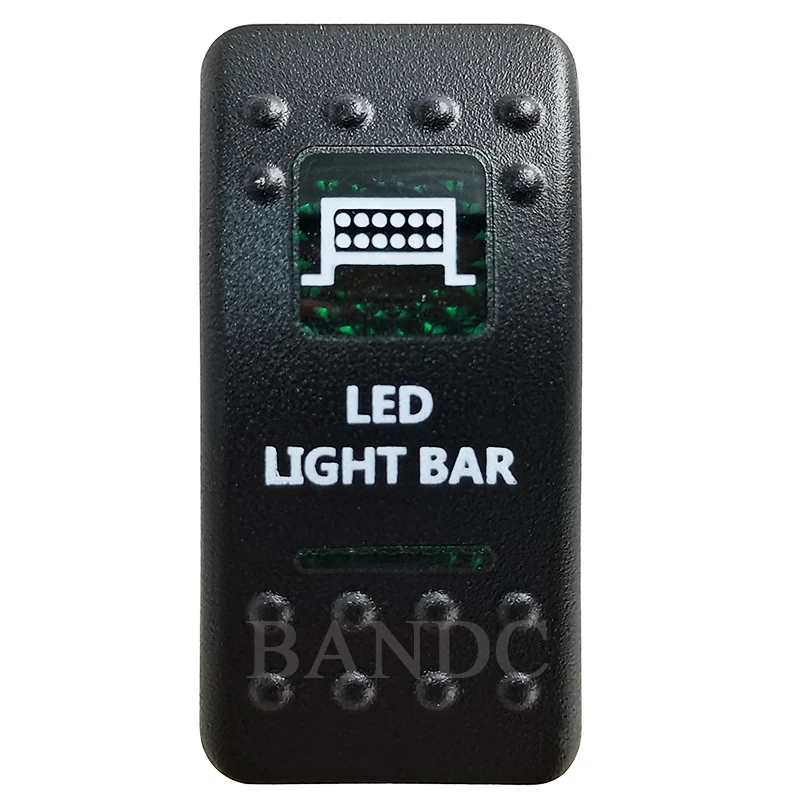 Cover Cap Only!LED LIGHT BAR Rocker Switch Cover Green Window Labeled for Car Boat Truck Carling ARB Control Cap Accessories
Cover Cap Only!LED LIGHT BAR Rocker Switch Cover Green Window Labeled for Car Boat Truck Carling ARB Control Cap Accessories