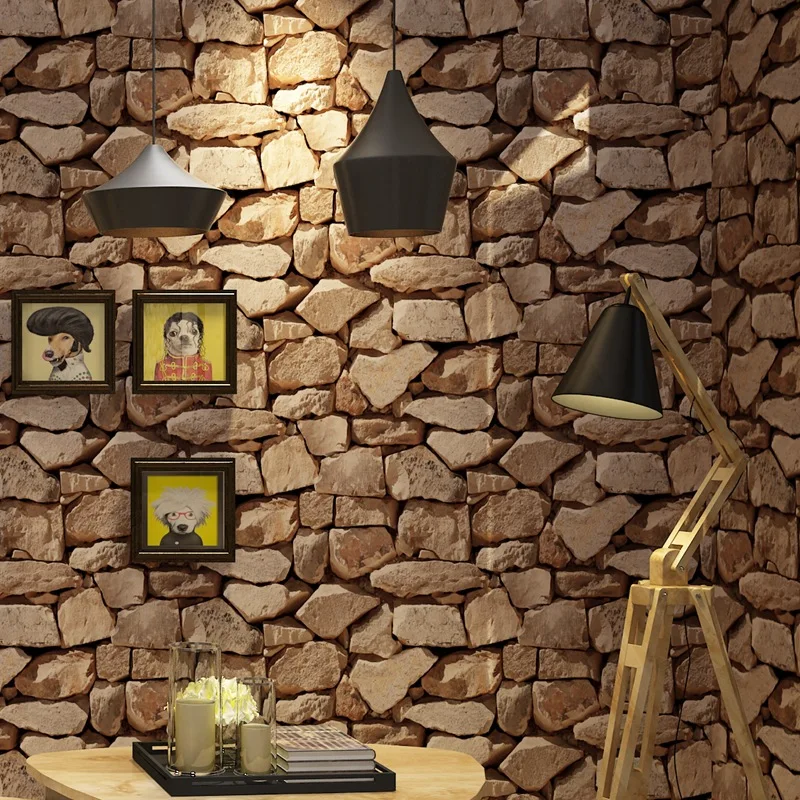 Waterproof Vintage 3D Stone Effect Wallpaper Roll Modern Rustic Realistic Faux Stone Texture Vinyl PVC Wall Paper Home Decor
Waterproof Vintage 3D Stone Effect Wallpaper Roll Modern Rustic Realistic Faux Stone Texture Vinyl PVC Wall Paper Home Decor
