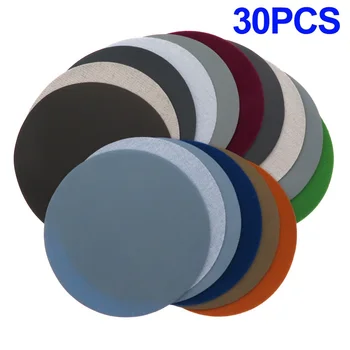 30pcs 5in/125mm Wat/Dry Hook&Loop 1000-7000 Grit Sand Paper Sanding Discs Sanding Discs The Larger The Grit Number Is, The Fine
30pcs 5in/125mm Wat/Dry Hook&Loop 1000-7000 Grit Sand Paper Sanding Discs Sanding Discs The Larger The Grit Number Is, The Fine