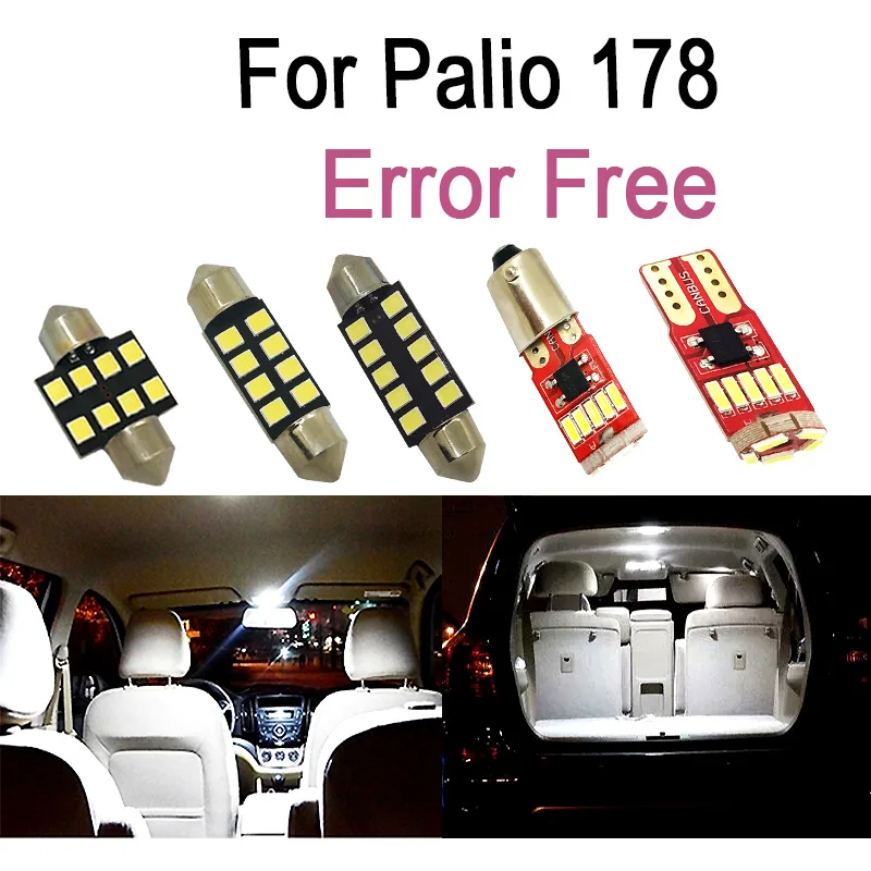 7pc x Canbus Error Free LED bulbs Interior inside Reading lights kit For 2002-2011 Fiat Palio 178 Accessories Dome Map lamp
7pc x Canbus Error Free LED bulbs Interior inside Reading lights kit For 2002-2011 Fiat Palio 178 Accessories Dome Map lamp