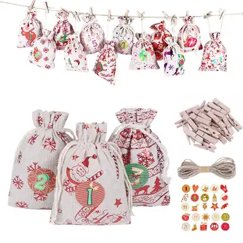 Christmas Countdown Candy Bag Kit DIY Numbers Bag Christmas Advent Calendar Ornament Christmas Gift Bags Drawstring Pouches
Christmas Countdown Candy Bag Kit DIY Numbers Bag Christmas Advent Calendar Ornament Christmas Gift Bags Drawstring Pouches