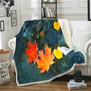 Colorful Autumn Pattern Printing Blanket 3D Printed Sherpa Blanket on Bed Home Textiles Microfiber Plush Blanket for Watch Tv
Colorful Autumn Pattern Printing Blanket 3D Printed Sherpa Blanket on Bed Home Textiles Microfiber Plush Blanket for Watch Tv