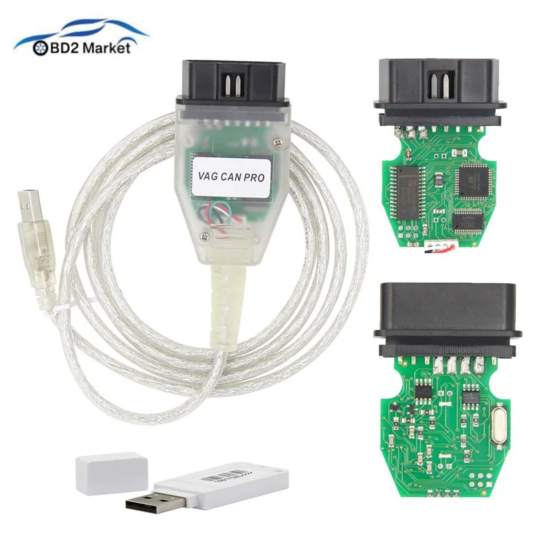 VAG CAN PRO OBD2 Scanner diagnostic cable SW 5.5.1 CAN BUS+UDS+K-line VCP OBDII Scanner obd 2 car diagnostic tool for AUDI/VW
VAG CAN PRO OBD2 Scanner diagnostic cable SW 5.5.1 CAN BUS+UDS+K-line VCP OBDII Scanner obd 2 car diagnostic tool for AUDI/VW
